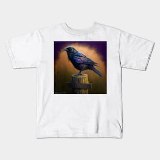 Crow #001 Kids T-Shirt